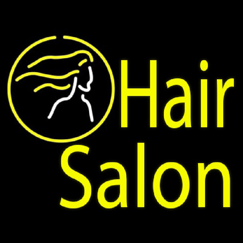Yellow Hair Salon Neontábla