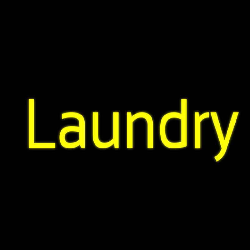 Yellow Laundry Neontábla