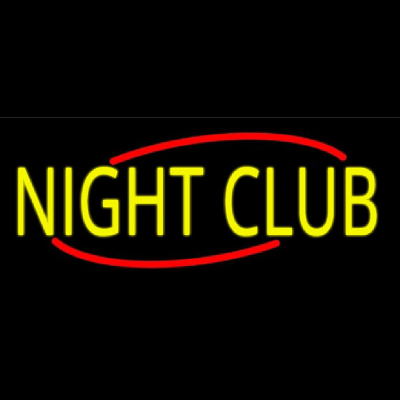 Yellow Night Club Neontábla