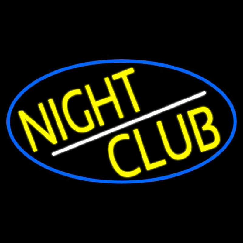 Yellow Night Club Neontábla