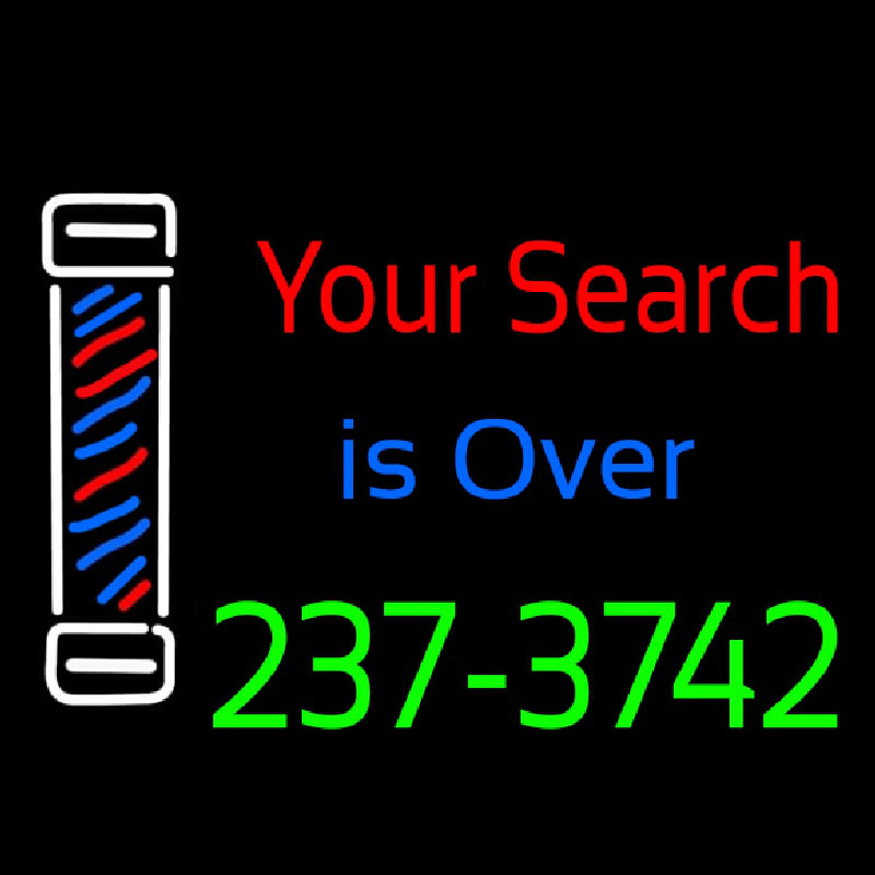Your Search Is Over Neontábla