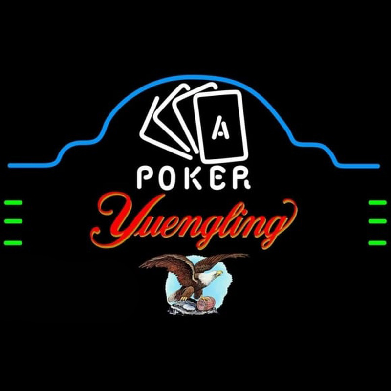 Yuengling Poker Ace Cards Beer Sign Neontábla