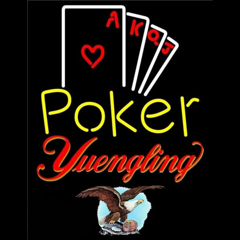 Yuengling Poker Ace Series Beer Sign Neontábla