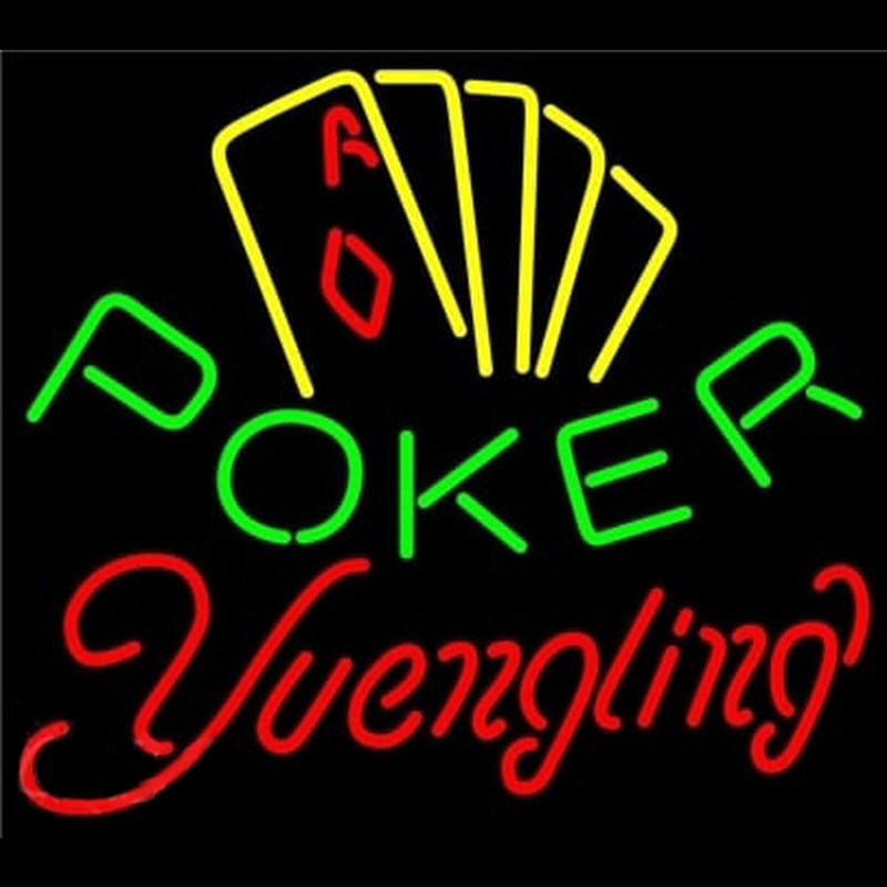 Yuengling Poker Yellow Neontábla