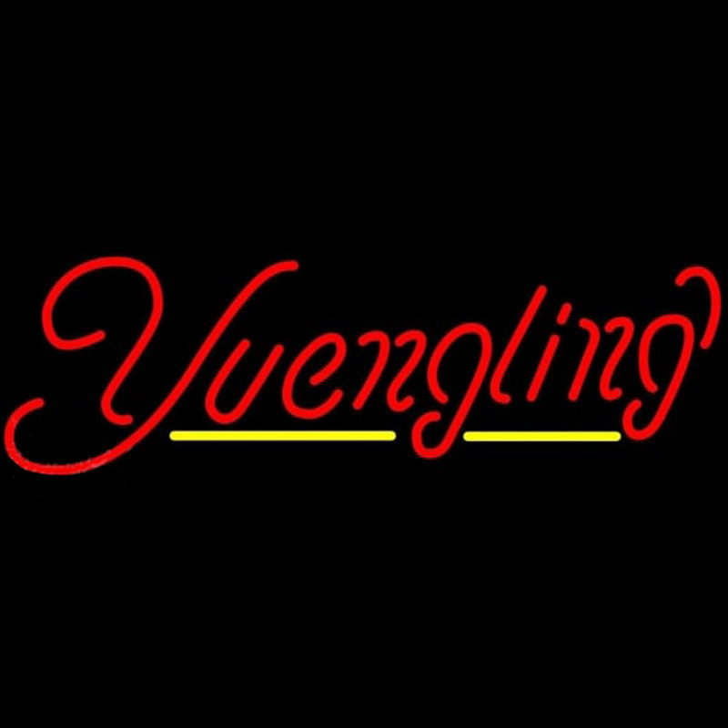 Yuengling Yellow Line Beer Sign Neontábla