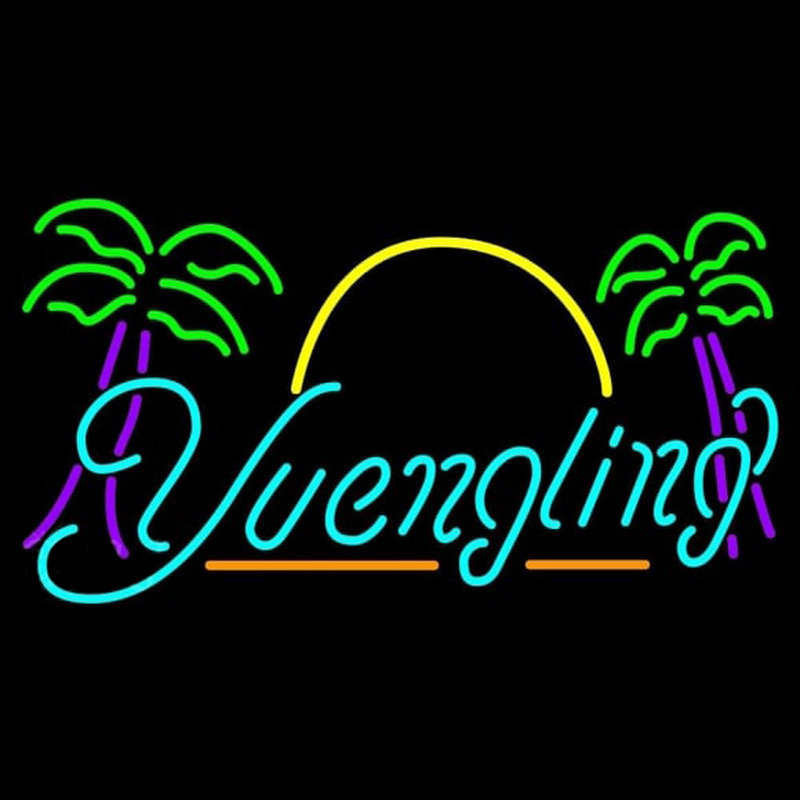 Yuengling with Palm Trees Beer Sign Neontábla