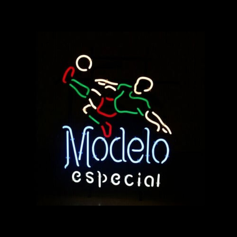 modelo especial mexico soccer player Neontábla