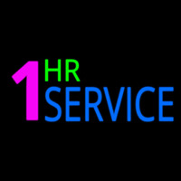 1 Hr Service Neontábla