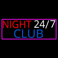 24 7 Night Club Neontábla