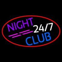 24 7 Night Club Neontábla