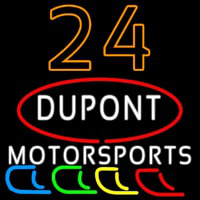 24 Dupont NASCAR Neontábla
