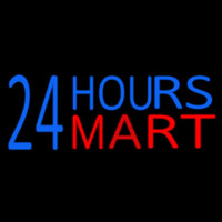 24 Hours Mini Mart Neontábla