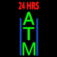 24 Hrs Atm Neontábla