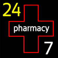 24 Pharmacy Neontábla
