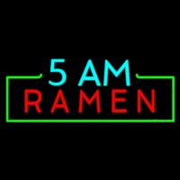 5 Am Ramen Neontábla
