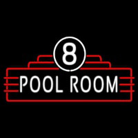 8 Pool Room Neontábla