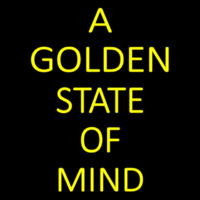A Golden State Of Mind Neontábla