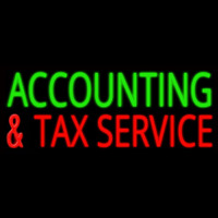 Accounting And Ta  Service Neontábla