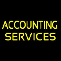 Accounting Service 3 Neontábla