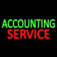 Accounting Service Neontábla