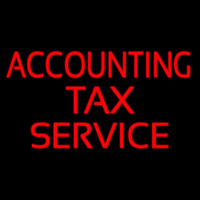 Accounting Ta  Service Neontábla