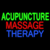 Acupuncture Massage Therapy Neontábla