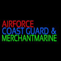 Air Force Coast Guard Merchant Marine Neontábla