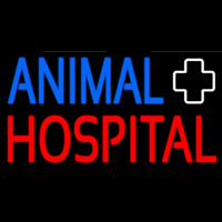 Animal Hospital With Logo Neontábla