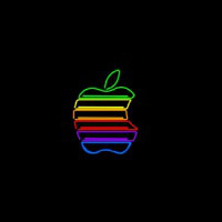 Apple Neontábla