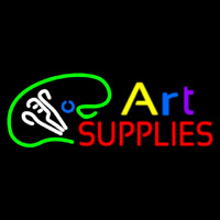 Art Supplies With Logo Neontábla