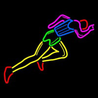 Athlete Running Neontábla
