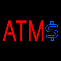 Atm With Dollar Symbol 2 Neontábla