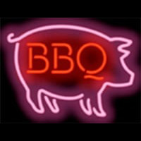 BBQ PIG Neontábla