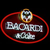 Bacardi And Coke Neon Sign Neontábla