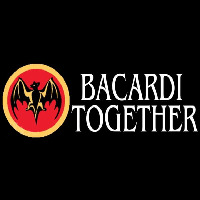 Bacardi Bat Together Rum Sign Neontábla