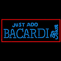 Bacardi Just Add Rum Sign Neontábla