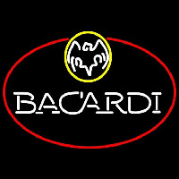 Bacardi Oval Rum Sign Neontábla