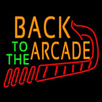 Back To The Arcade Neontábla