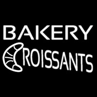 Bakery Croissants Neontábla