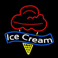 Banner Ice Cream Neontábla