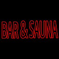 Bar And Sauna Neontábla