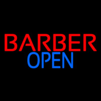 Barber Open Neontábla