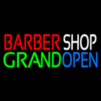 Barber Shop Grand Open Neontábla