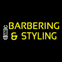 Barbering And Styling Neontábla
