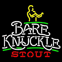Bare Knuckle Stout Neontábla