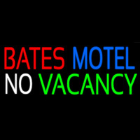 Bates Motel No Vacancy Neontábla