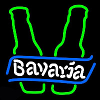 Bavarian Bottle Beer Sign Neontábla