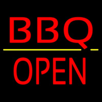 Bbq Block Open Neontábla