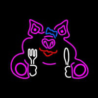 Bbq Pig Neontábla
