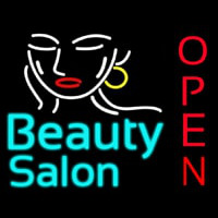 Beauty Salon Open Neontábla